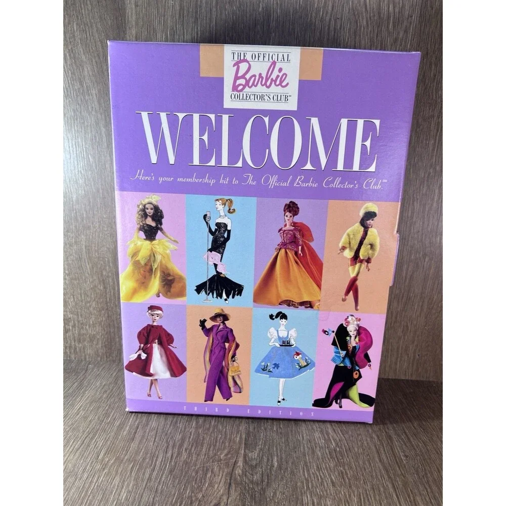 NEW 1998 The OFFICIAL Barbie Collector's Club Welcome Kit Third Edition‎ Mattel